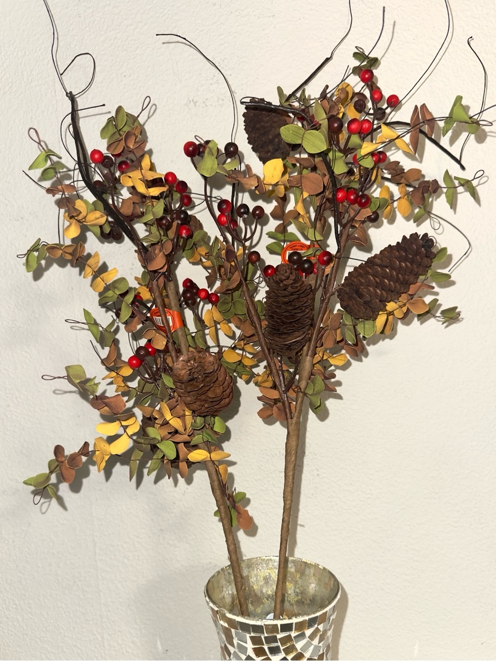 Hobby Lobby Pinecone and Berry Fall Spray